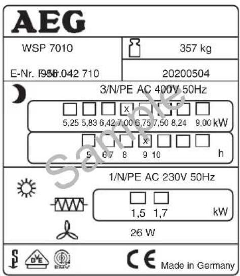 AEG WSP 7010 - Transfer - 1