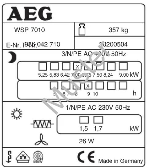 AEG WSP 7010 - Übergabe - 1