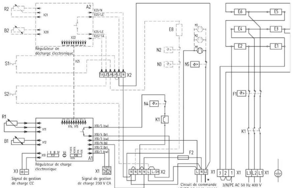 AEG WSP 3610 F - Scheme electrique WSP 1210 - 4810 F - 3