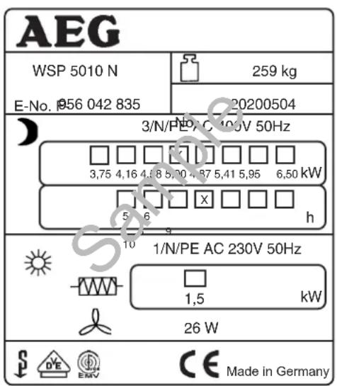 AEG WSP 3510 N - Transfer - 1