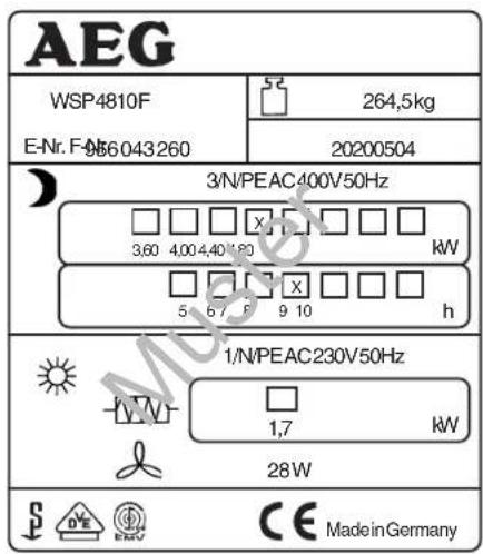 AEG WSP 3010 F - Übergabe - 1