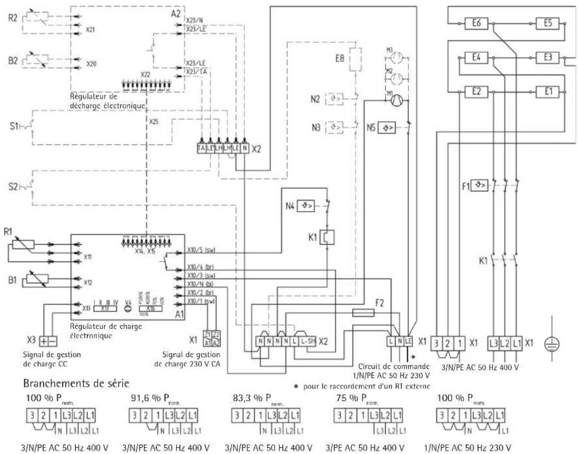AEG WSP 3010 F - Schéma électrique WSP 1210 - 4810 F - 3