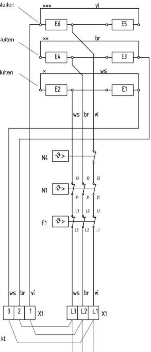 AEG WSP 1510 S - Elektrisch schema voor 3/PE AC 50 Hz 230 V - 1