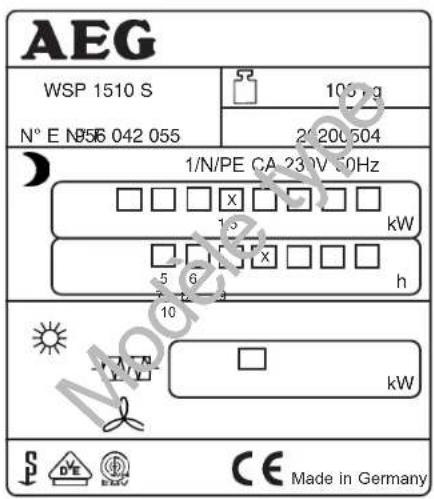 AEG WSP 1510 S - Remise à l'utilisateur - 5