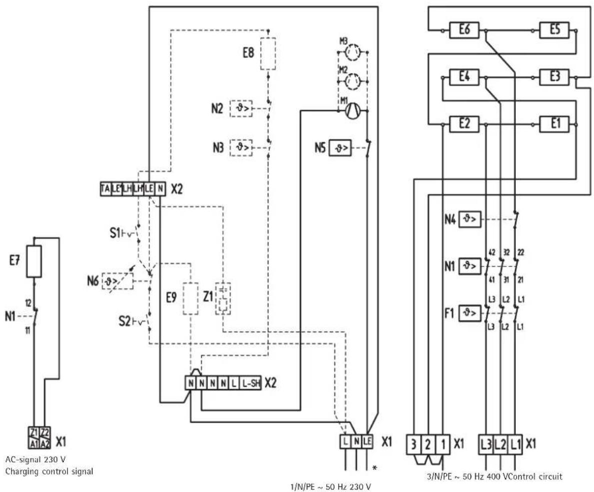 AEG WSP 2010 - Circuit diagram WSP 2010 - 7010 - 1