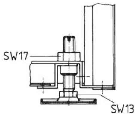 AEG WSP 300 H - Instellen op werkbladhoogte - 1