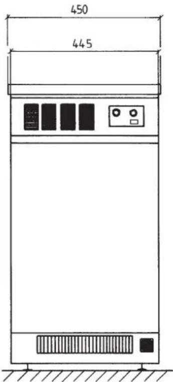 AEG WSP 300 H - Dimensions de l'appareil / Mesures pour l'installation - 1