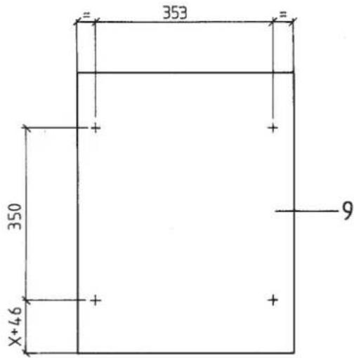 AEG WSP 300 H - Installation of kitchen unit front and adjusting boards - 2