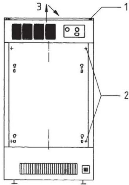 AEG WSP 300 H - Opening the heater - 1