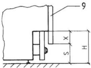 AEG WSP 300 H - Installation of kitchen unit front and adjusting boards - 1