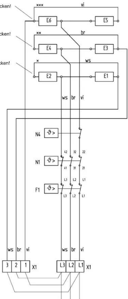 AEG WSP 1210 F - Stromlaufplan für 3/PE AC 50Hz 230V - 1