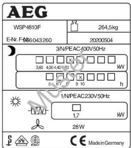 AEG WSP 1210 F - Übergabe - 1