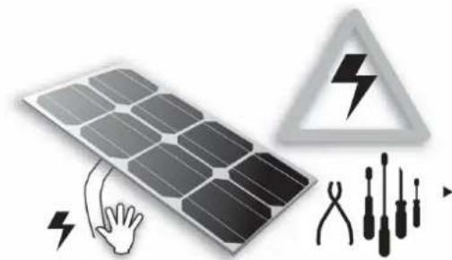 VICTRON ENERGY BlueSolar - Mesures de sécurité pour l'installation d'un système photovoltaique solaire - 2