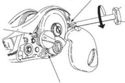 SHIMANO Calais 200DC - ENSAMBLADO Y DESENSAMBLADO DE LA PERILLA - 3