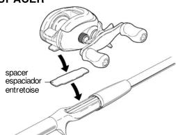 SHIMANO Calais 200Mg5 - REEL SEAT SPACER - 1