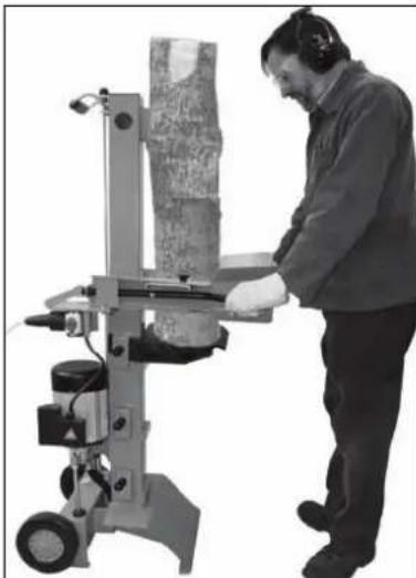ATIKA ASP 6 L - ■ Spaccamento di tronchi lunghi: - 2