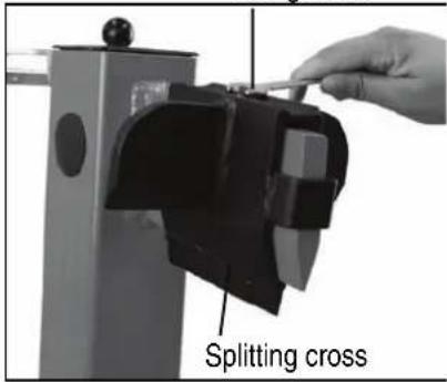 ATIKA ASP 6 L - ■ Adjusting the splitting cross: - 1