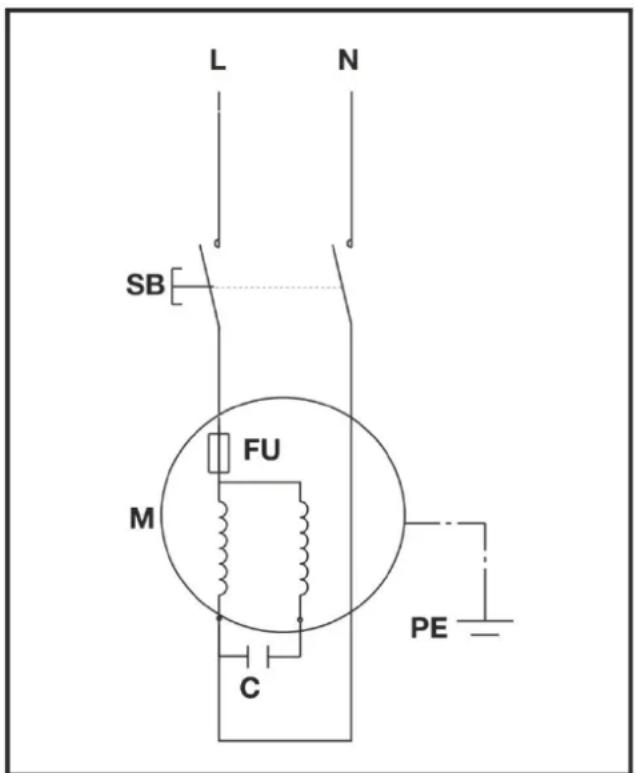ATIKA ASP 5 N - Kapcsolási rajz - 1