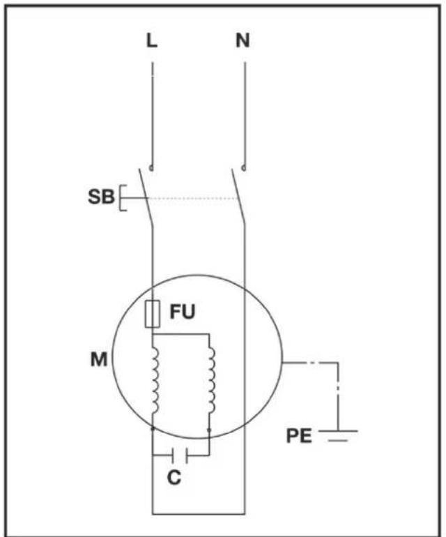 ATIKA ASP 5 N - Scheme zapojeni - 1