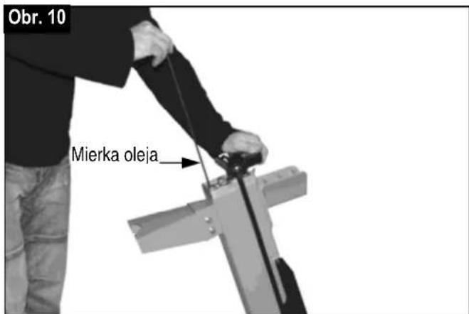 ATIKA ASP 4 N - Ako skontrolovat' stav oleja? - 3