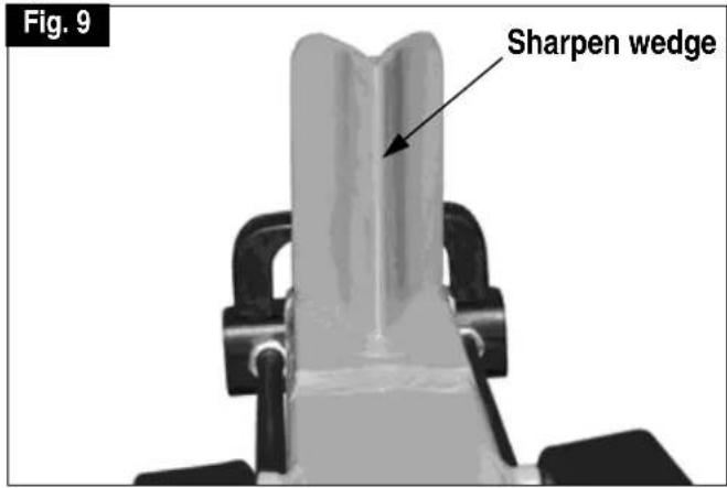 ATIKA ASP 4 N - Sharpening the splitting wedge - 1