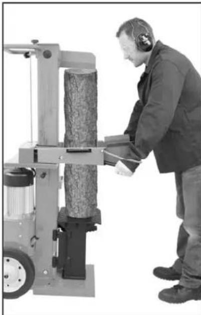 ATIKA ASP 14 TS - - Splitting long wood: - 1
