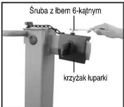 ATIKA ASP 14 TS - ■ Ustawienie krzyżaka łuparki - 1