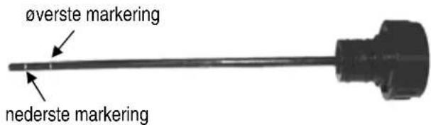 ATIKA ASP 12 TS - Hvordan kontrolleres oliestanden? - 2