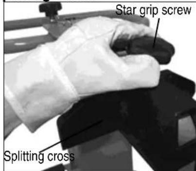 ATIKA ASP 10 TS - Adjusting the splitting cross: - 1