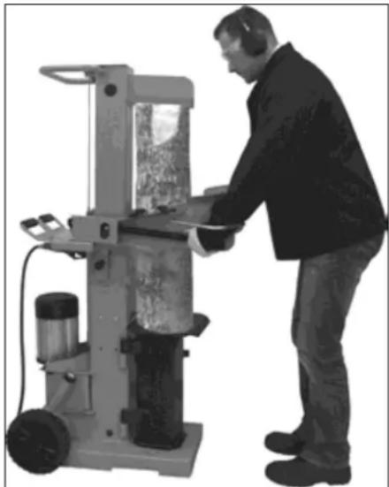 ATIKA ASP 10 TS - Stipání dlouhého dreva: - 1