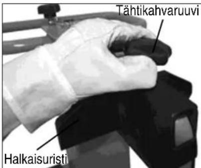 ATIKA ASP 10 TS - Halkaisuristin saatoo: - 1