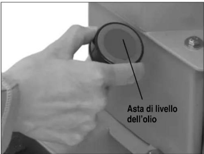 ATIKA ASP 10 TS - Come si verifica il livello dell'olio? - 2