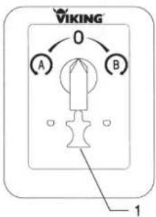 VIKING GE 365 - Switch for changing rotational direction of the cutting assembly - 2