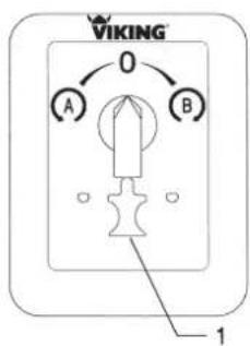 VIKING GE 345 - Interruptor para a mudança do sentido de rotação do dispositivo de corte - 2