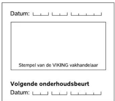 VIKING GB 370 S - Volgende onderhoudsbeurt - 3