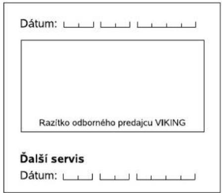 VIKING GB 370 S - Dalsi servis - 2