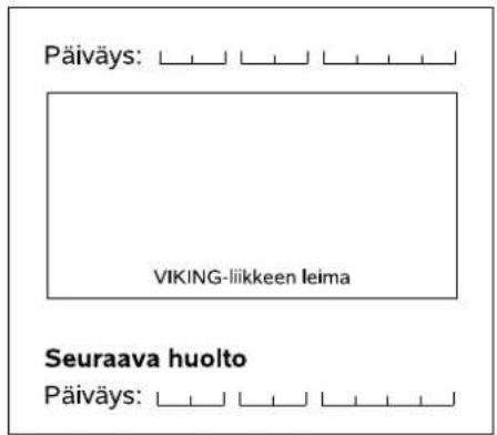 VIKING GB 370 S - Seuraava huoIto - 1