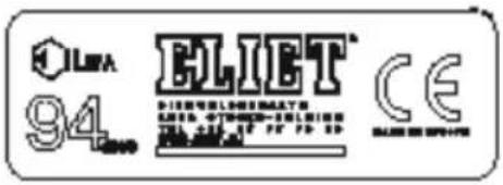 Eliet Neo2 - Messages de sécurité : - 22