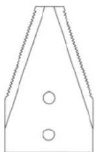 Eliet Major 4S - Chaque lame présente deux faces: - 1