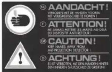 Eliet Major 4S - Messages de sécurité - 6