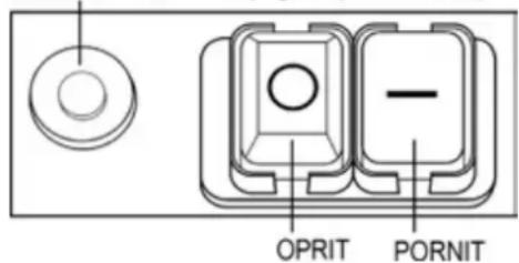 ATIKA AMF 2800 - Conectarea / Oprinea - 1