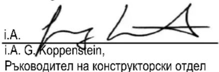 ATIKA ALA 2500 - Декларация за съответствие с EG-нормите - 1