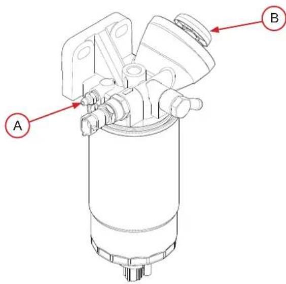 Nanni V6.270 - Bleeding the fuel circuit - 1