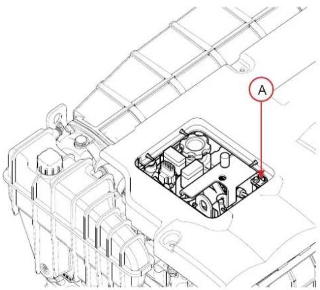 Nanni V6.200 - Draining the engine oil - 1