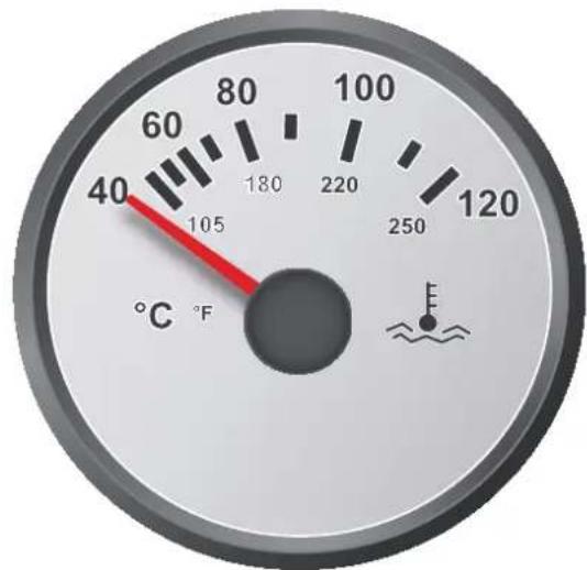 Nanni N4.60 - Kühlmitteltemperatur-anzeige - 1