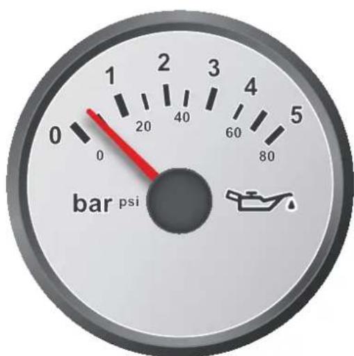 Nanni N4.43HD - Engine oil pressure indicator - 1