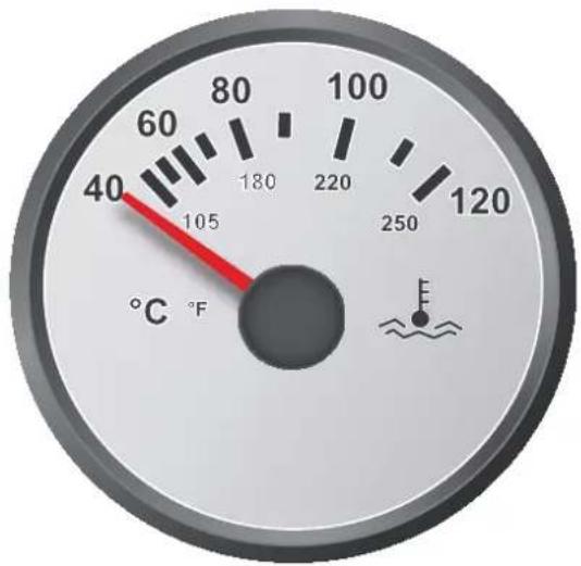 Nanni N4.43HD - Kühlmitteltemperatur- anzeige - 2