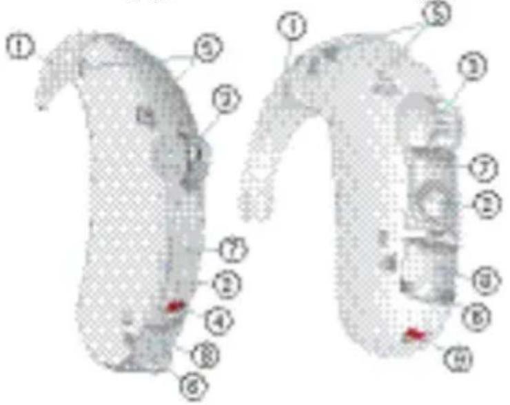 SIEMENS Lotus BTE - optioneel met S-LifeTube - 1