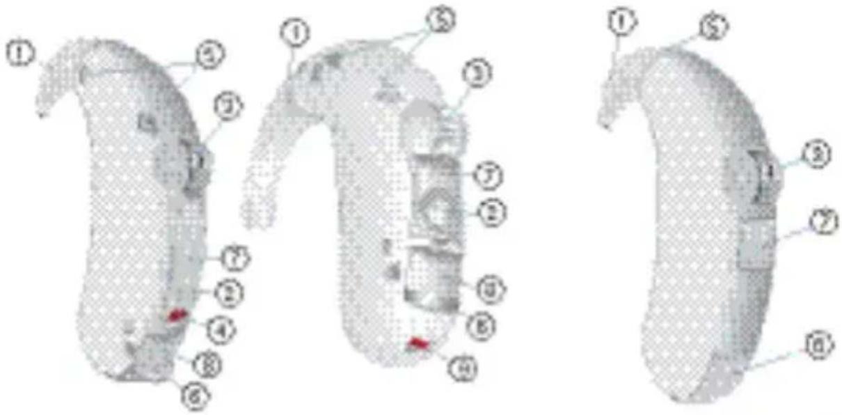 SIEMENS Lotus BTE - option S-LifeTube - 6