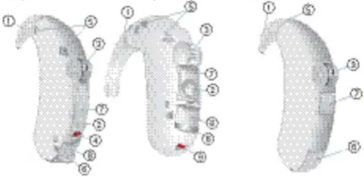 SIEMENS Lotus BTE - opzionale con S-LifeTube - 1